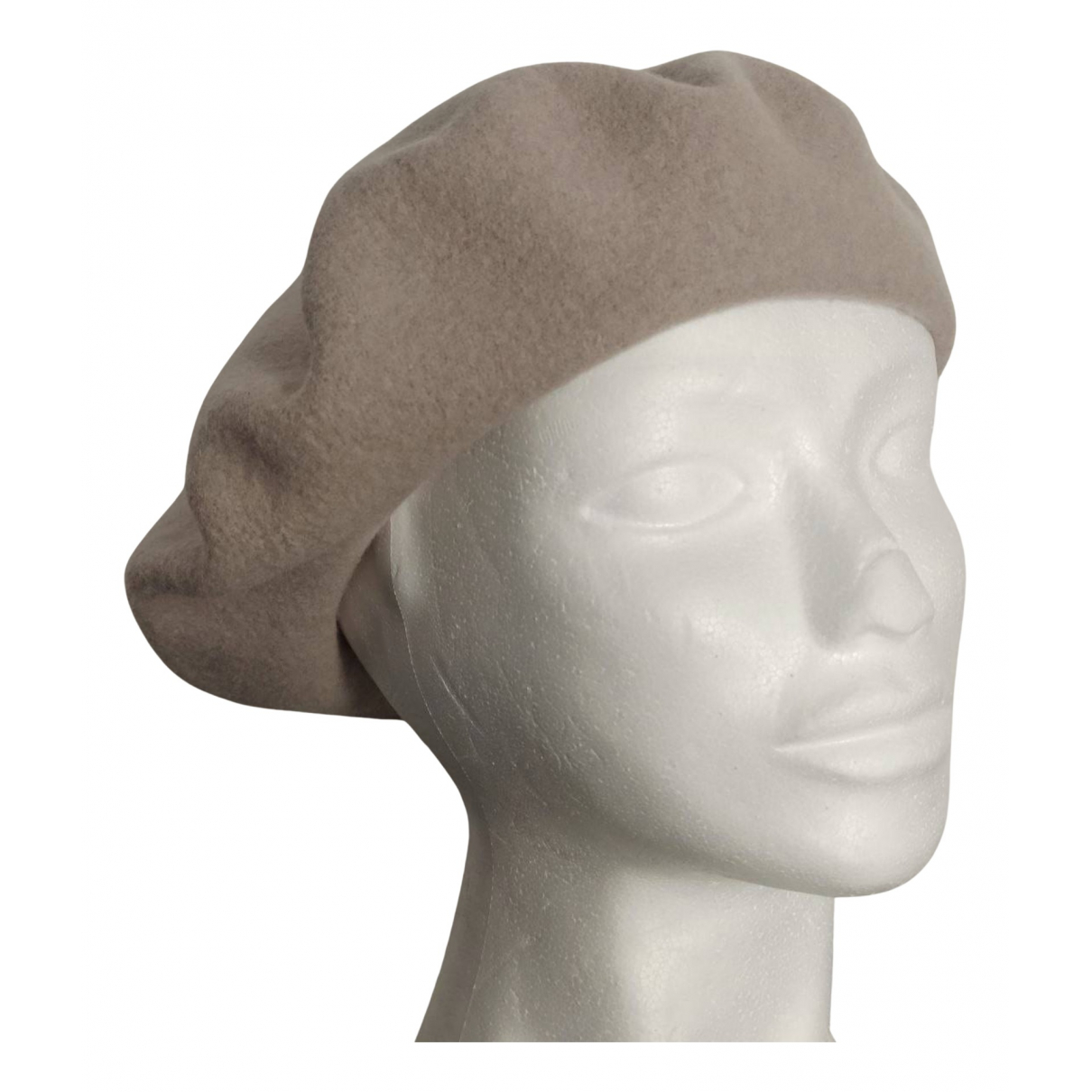 Wool beret Gucci Beige size 56 cm in 